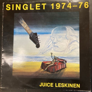 Juice Leskinen - Singlet 1974-76 (FIN/1990) LP (VG-VG+/VG+) -pop rock-